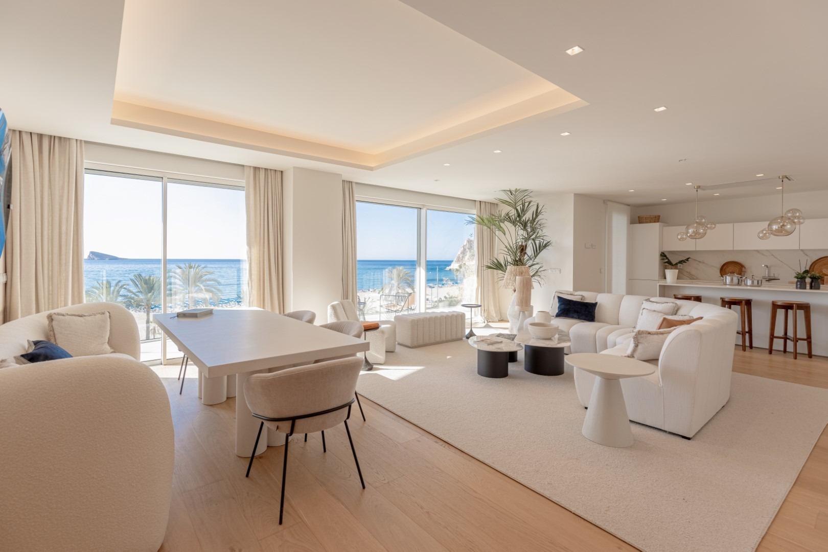 Last luxury apartments on the first line of Poniente beach