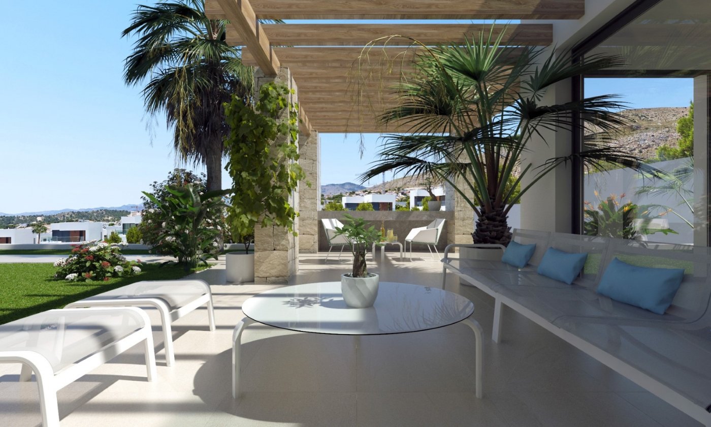 5-2-9 Villas independientes con piscina y vistas al mar en Sierra Cortina