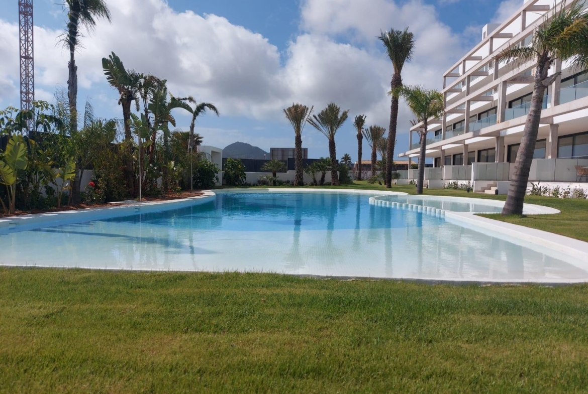 Apartment in Cabo de Palos with sea views and community pool