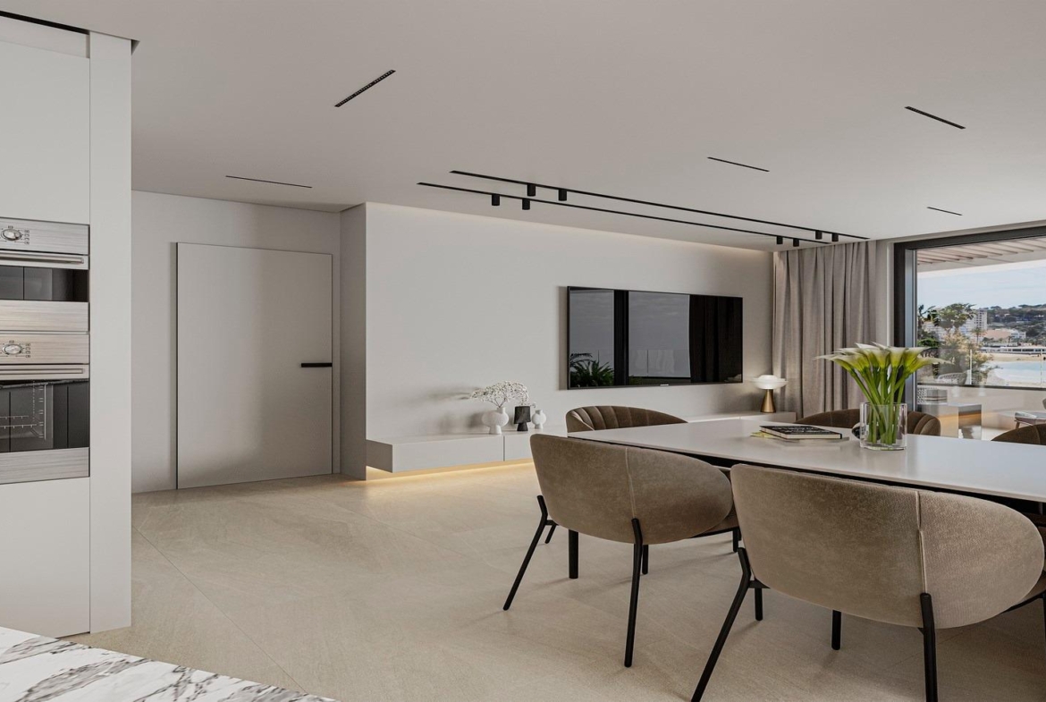 New designer apartments facing the Mediterranean Sea