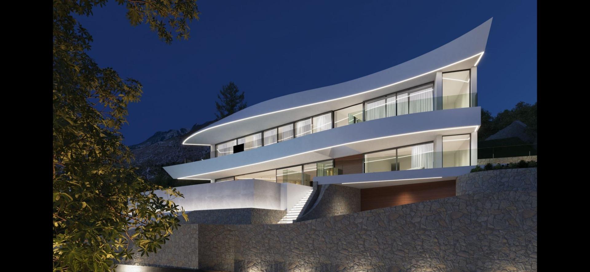 5-20-25 Luxury villa with exclusive design in the Sierra de Altea