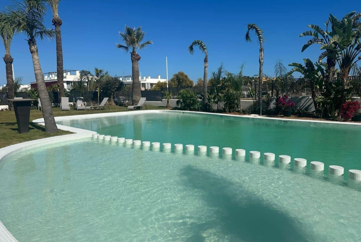 Apartment in Cabo de Palos with sea views and community pool