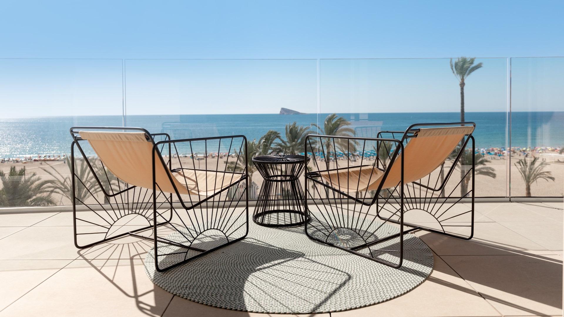 Last luxury apartments on the first line of Poniente beach