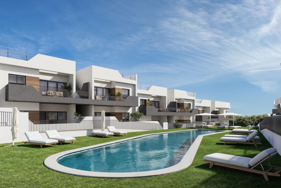 Apartment in Cabo de Palos with sea views and community pool