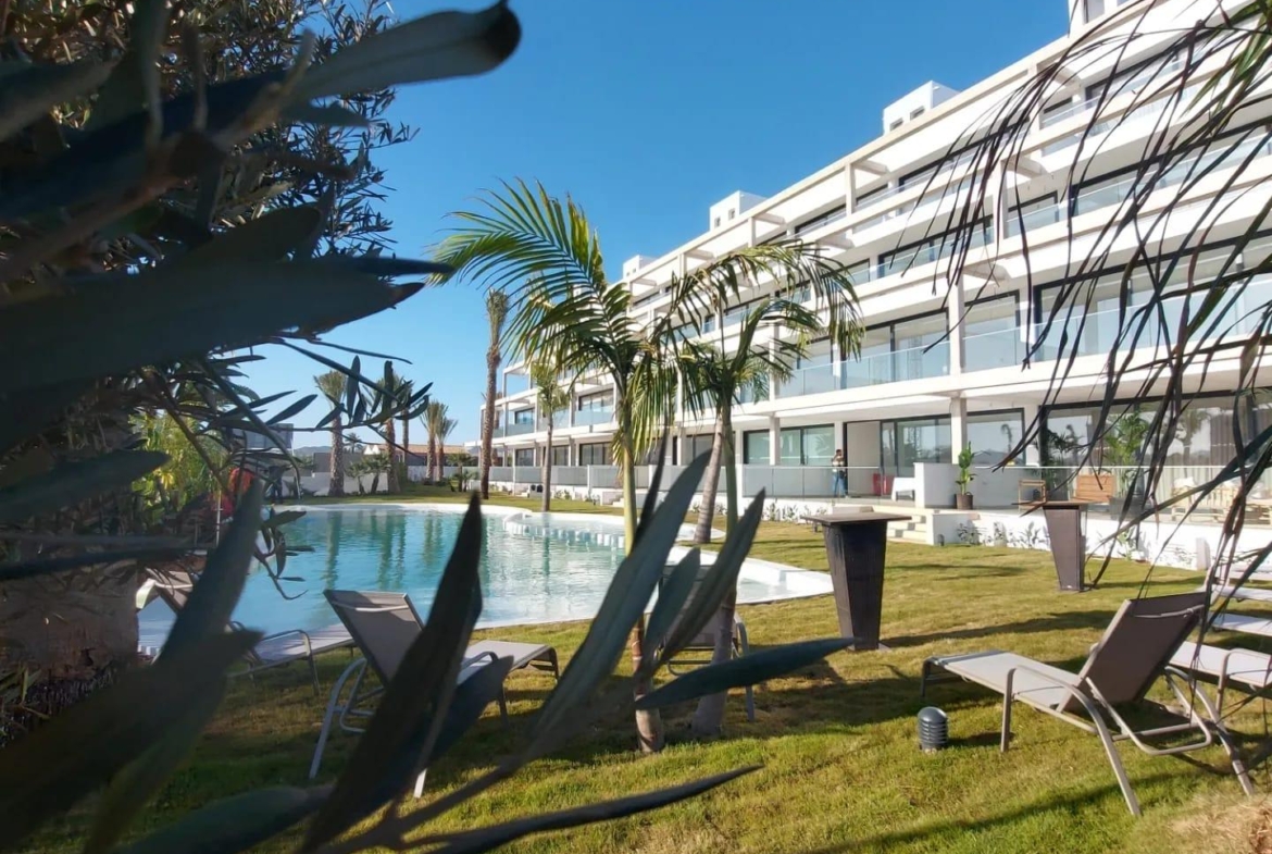Apartment in Cabo de Palos with sea views and community pool