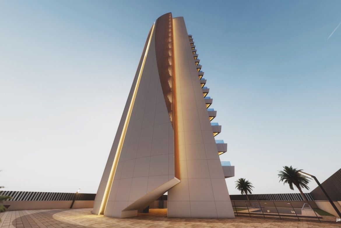 New designer apartments facing the Mediterranean Sea