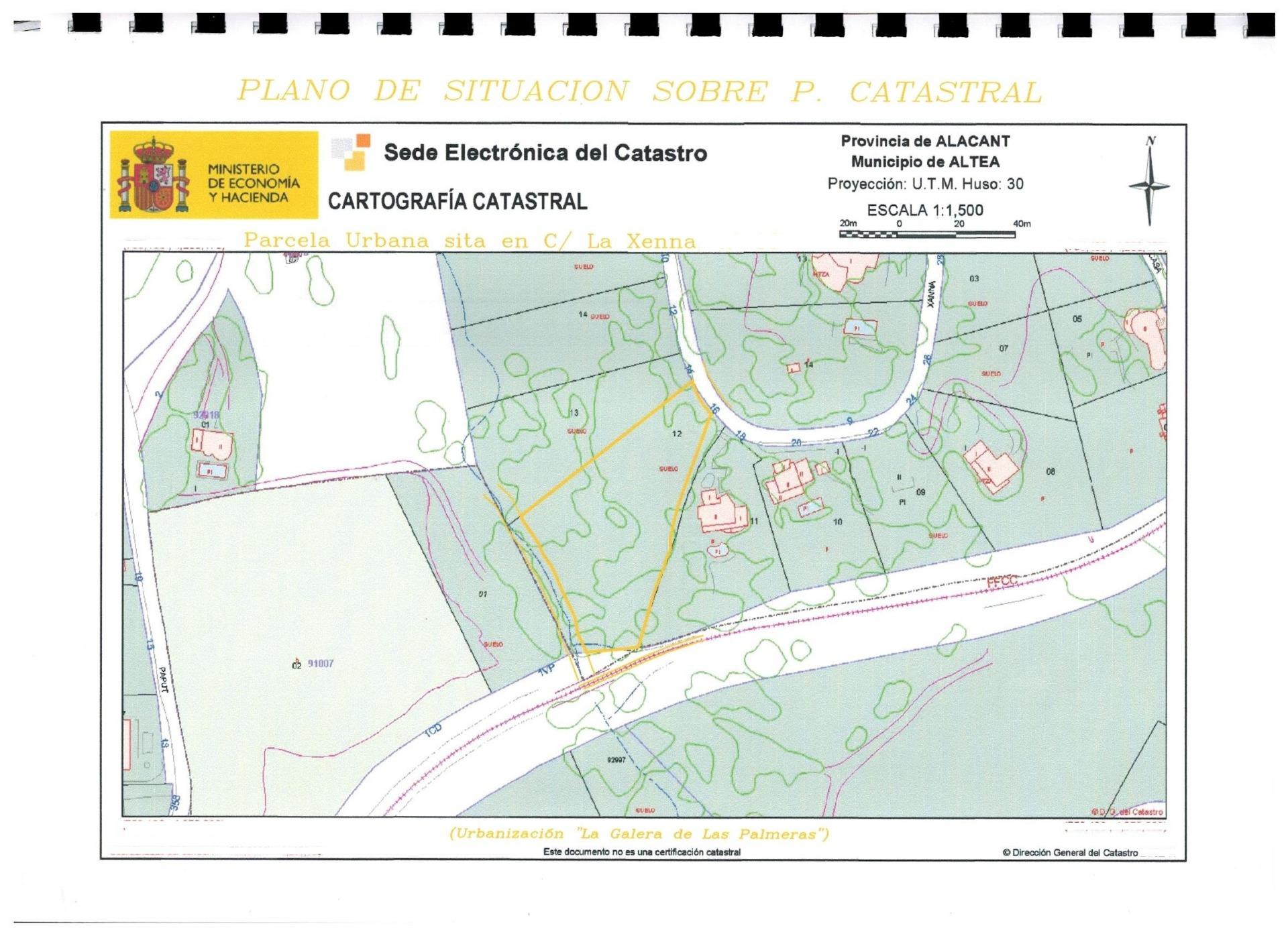 ÚLTIMA PARCELA EN EXCLUSIVA URBANIZACIÓN GALERA DE LAS PALMERAS