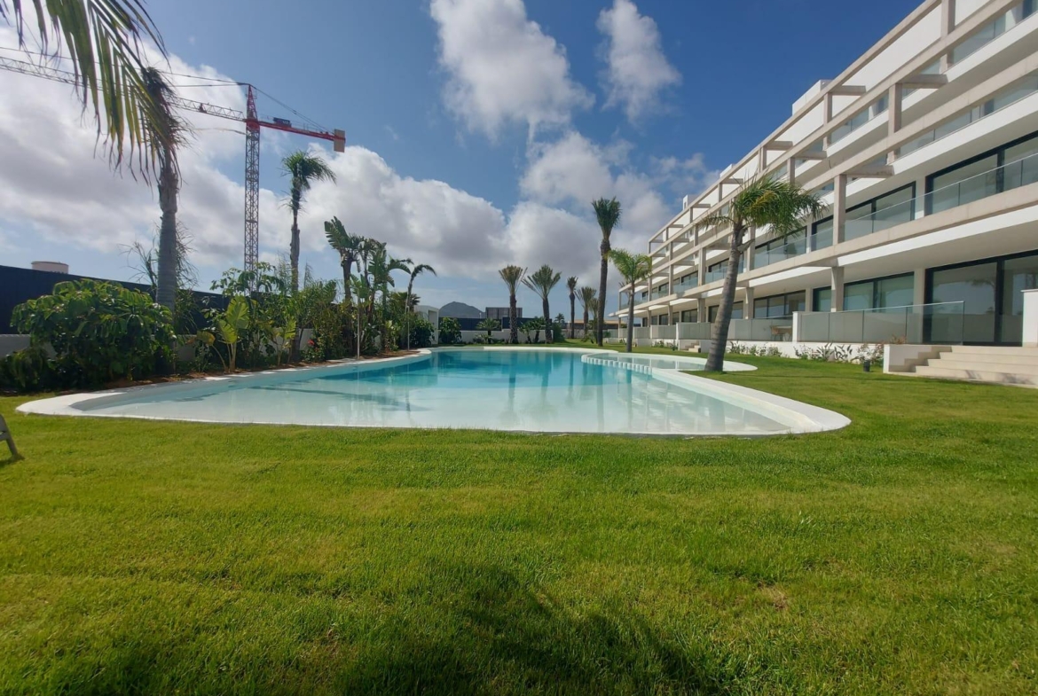 Apartment in Cabo de Palos with sea views and community pool