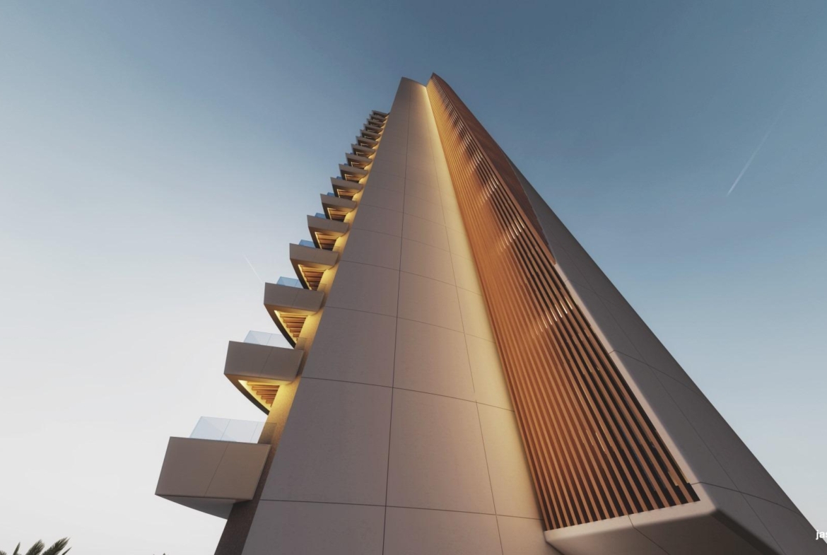 New designer apartments facing the Mediterranean Sea