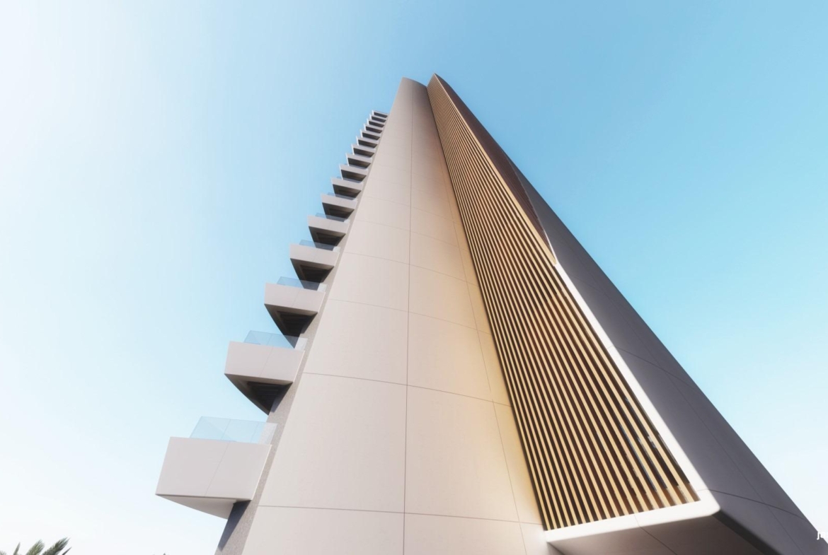 New designer apartments facing the Mediterranean Sea