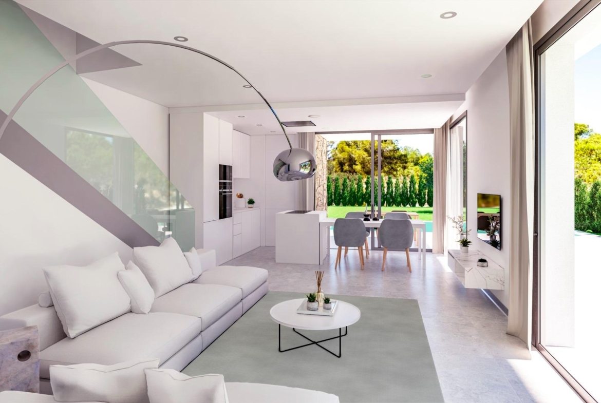 New luxury villas with private pool in Sierra Cortina