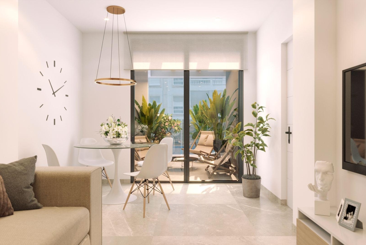 NEW BUILD IN PLAYA DE ACEQUION. 2 BEDROOMS. 2 BATHROOMS. COMMUNITY POOL. BARBECUE AND CHILL-OUT AREA.
