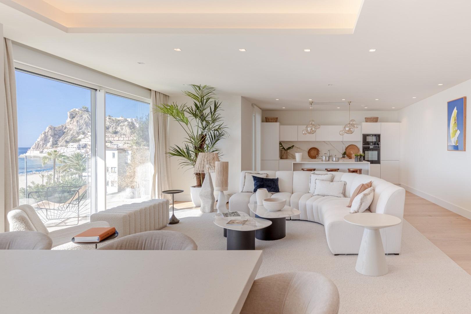 Last luxury apartments on the first line of Poniente beach