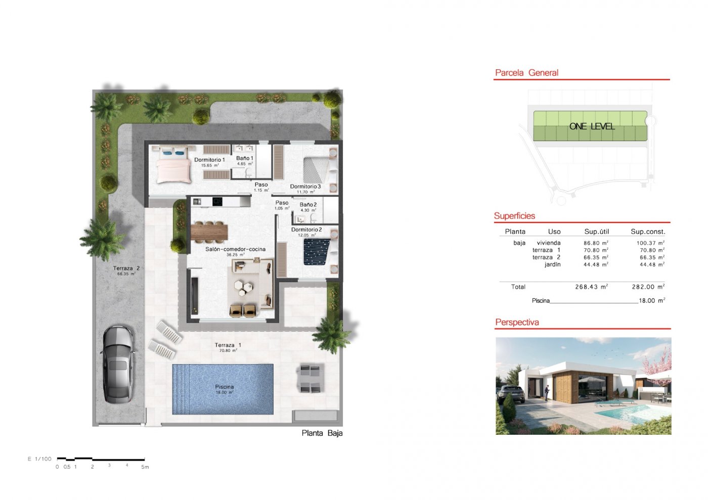 5-4-12 NEW BUILD ONE LEVEL VILLAS IN ALTOANA GOLF RESORT, MURCIA