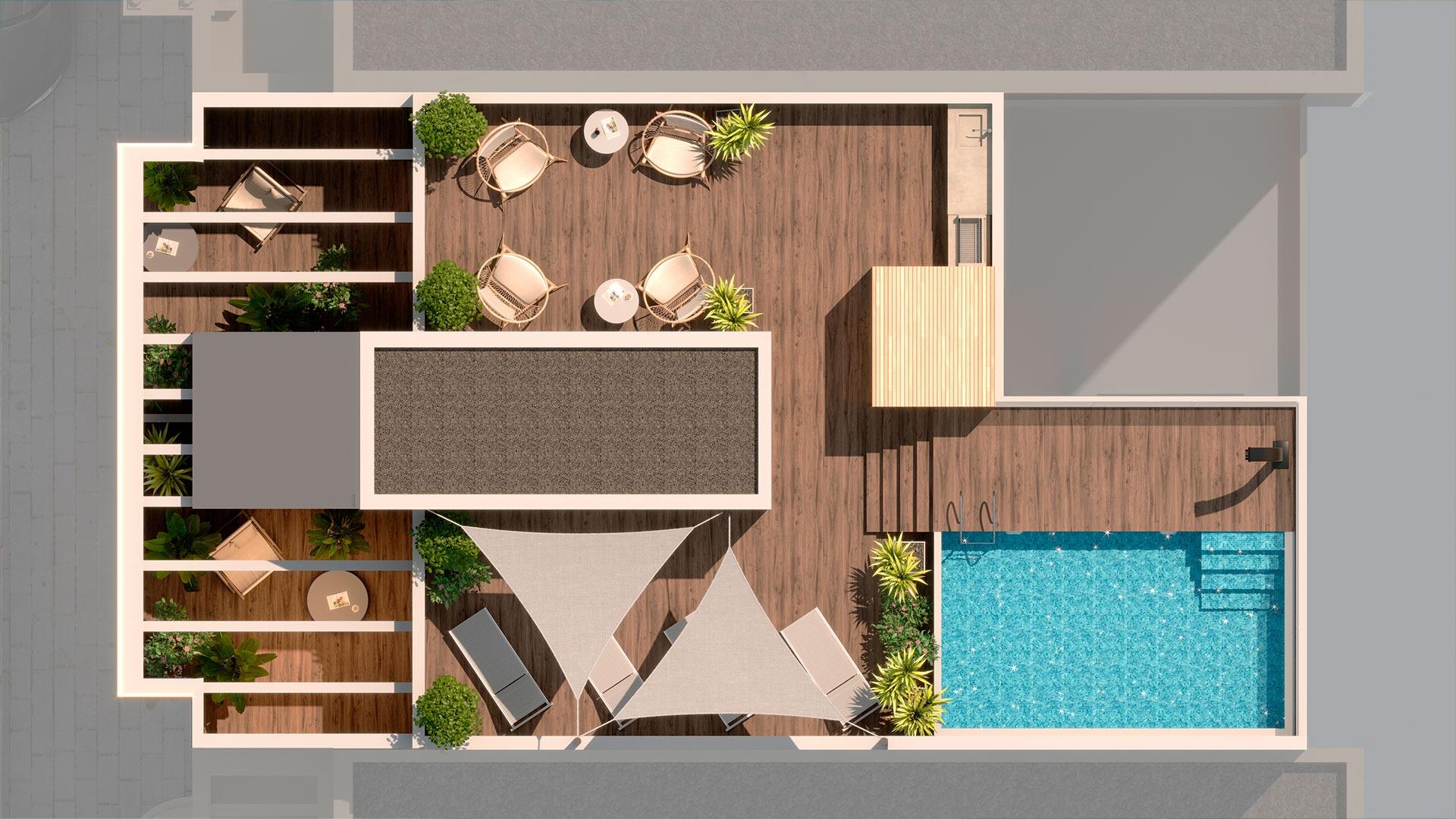 5-5-52 NEW BUILD IN PLAYA DE ACEQUION. 2 BEDROOMS. 2 BATHROOMS. COMMUNITY POOL. BARBECUE AND CHILL-OUT AREA.