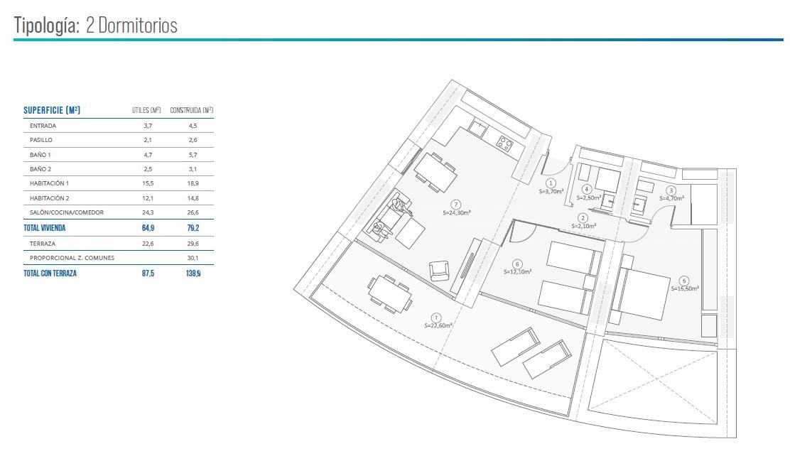 New exclusive apartments on the beachfront