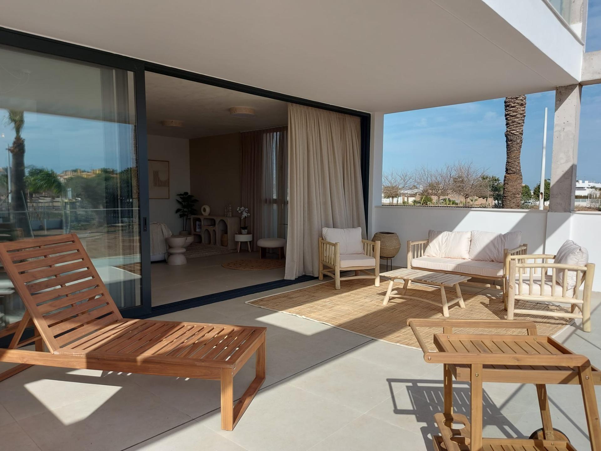 Apartment in Cabo de Palos with sea views and community pool