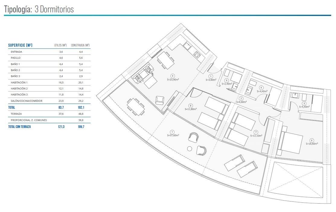 New exclusive apartments on the beachfront