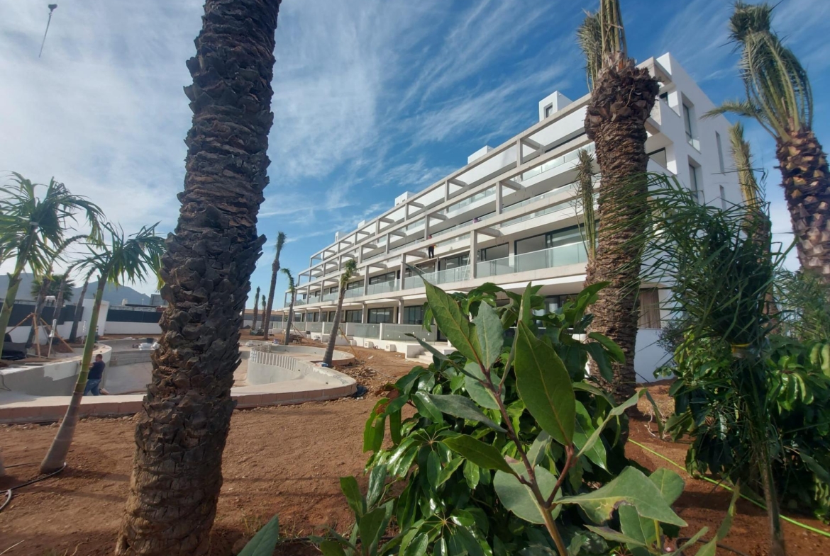 Apartment in Cabo de Palos with sea views and community pool
