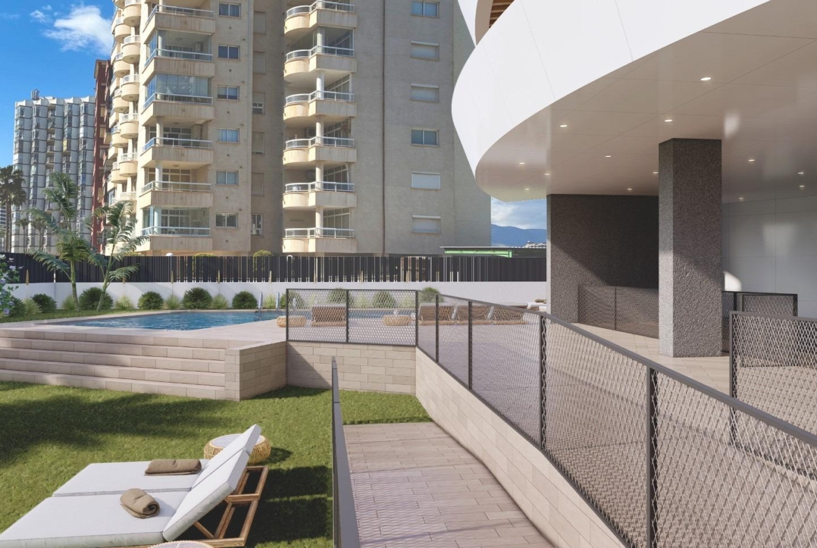 New designer apartments facing the Mediterranean Sea