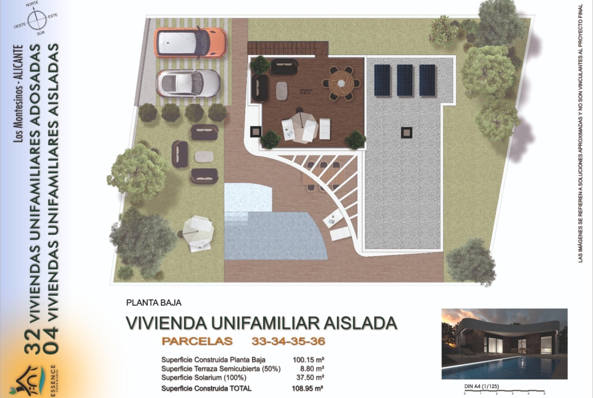 NEW CONSTRUCTION. LUXURY VILLAS. TOWNHOUSES. IN MONTESINOS LA HERRADA