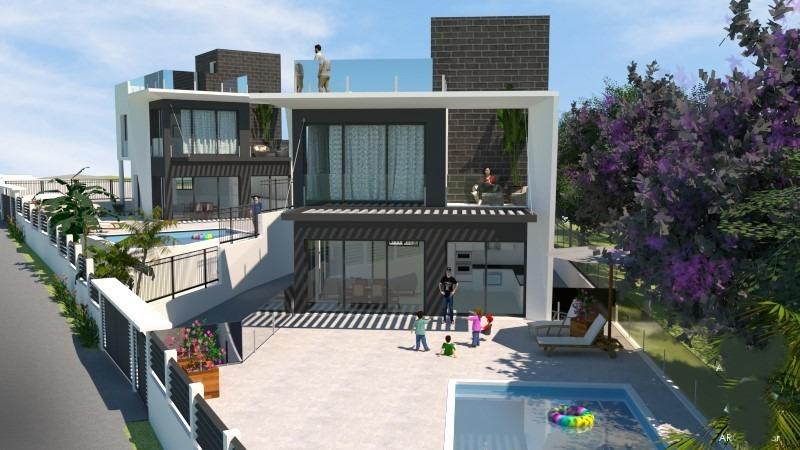 Newly built villa with private pool and next to the sea