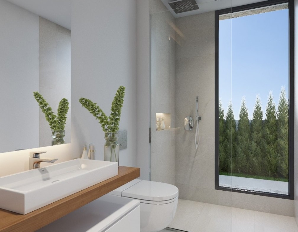 Villas independientes con piscina y vistas al mar en Sierra Cortina