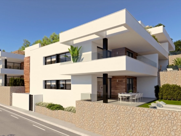 Modern apartment with astonishing views in Benitachell