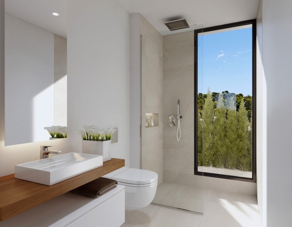 Villas independientes con piscina y vistas al mar en Sierra Cortina