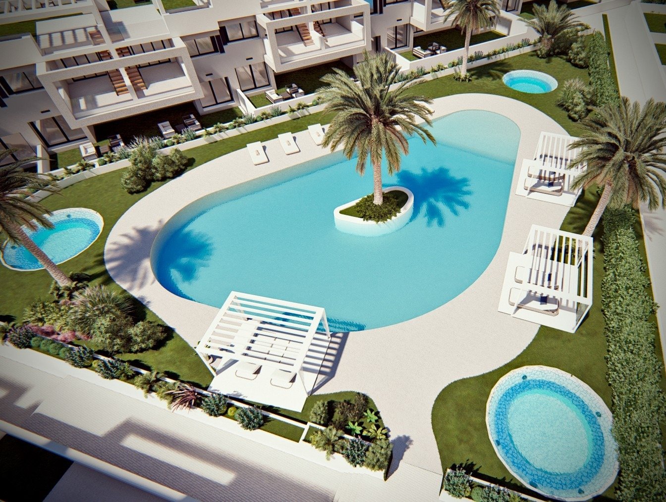6-16-6 NEW BUILD RESIDENTIAL OF BUNGALOW APARTMENTS IN LOS BALCONES