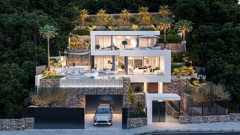 Villa Moderna en Calpe con impresionantes vistas al Mar