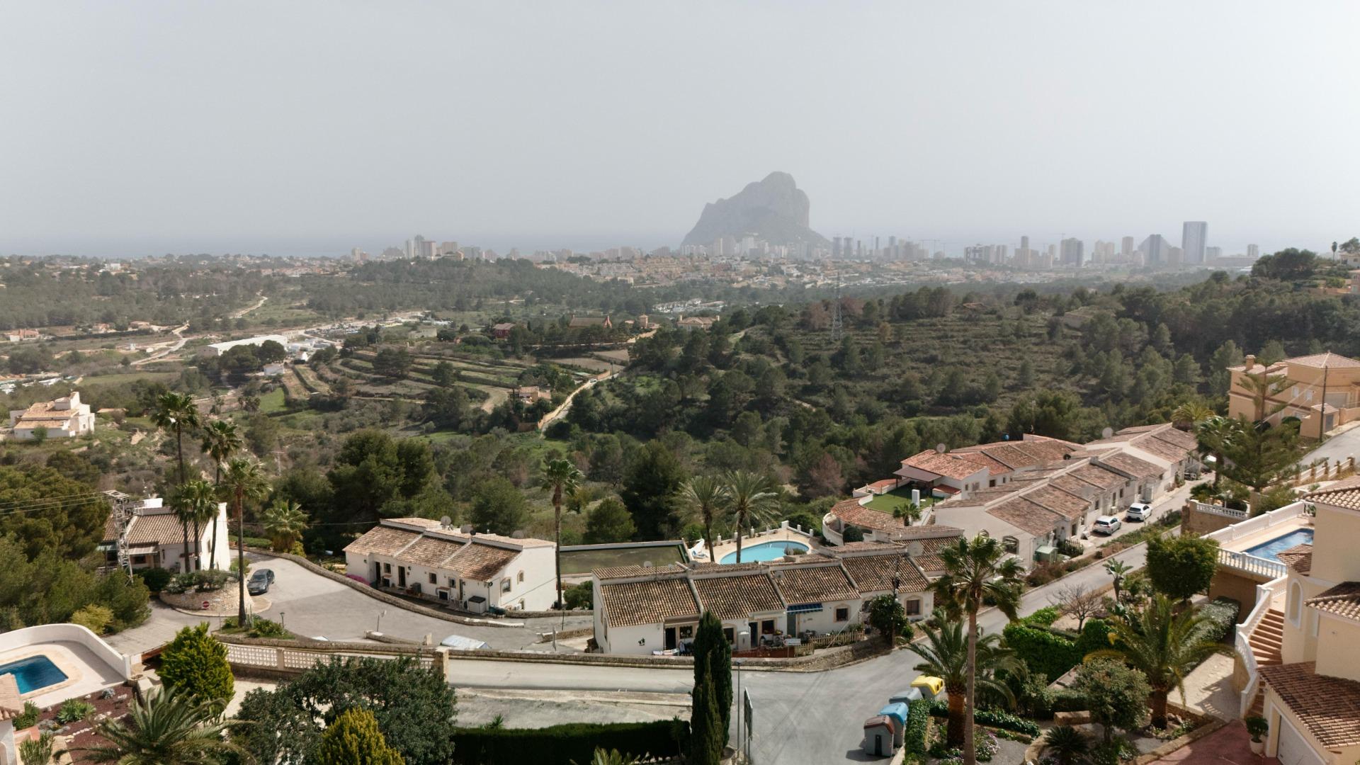 6-3-36 Exclusive Mediterranean villa in Calpe with large pool and panoramic views