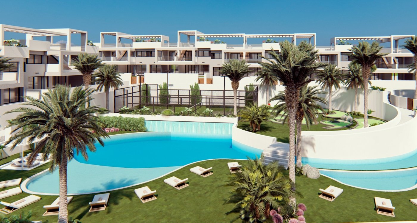 6-4-10 NEW BUILD RESIDENTIAL OF BUNGALOW APARTMENTS IN LOS BALCONES