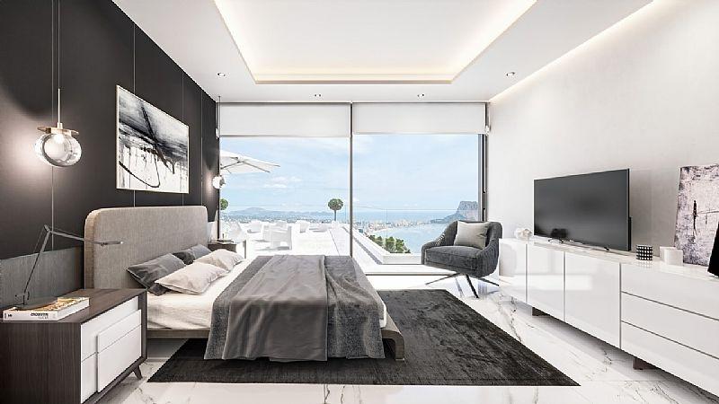 Villa Moderna en Calpe con impresionantes vistas al Mar