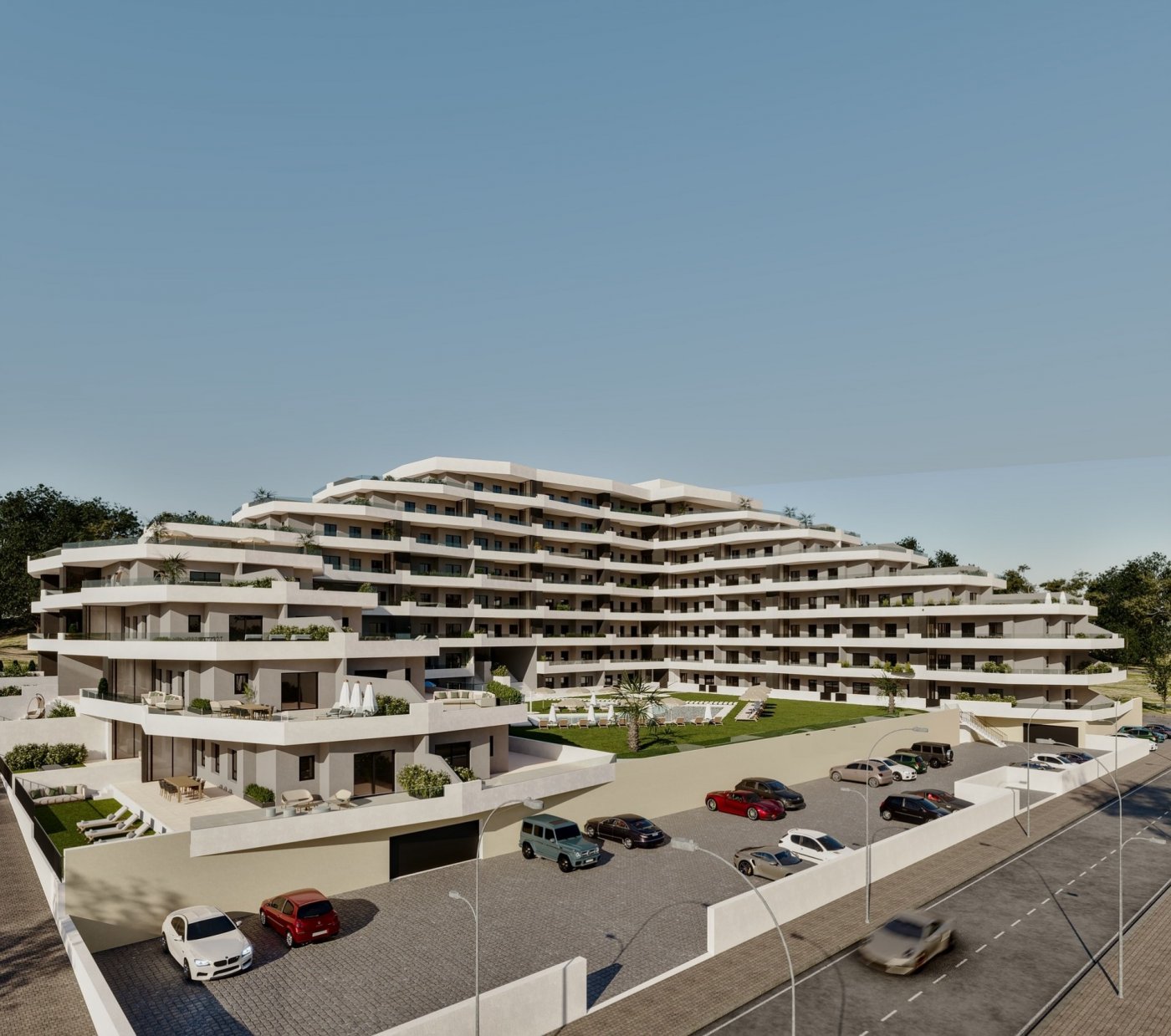 6-5-15 NIEUWE BUILD RESIDENTIAL COMPLEX IN SAN MIGUEL DE SALINAS