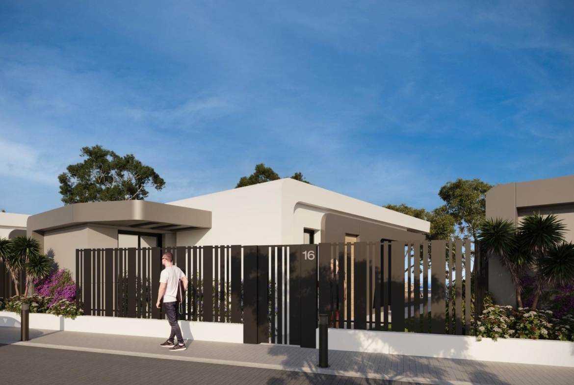 Nieuw gebouwde villa’s met uitzicht op zee