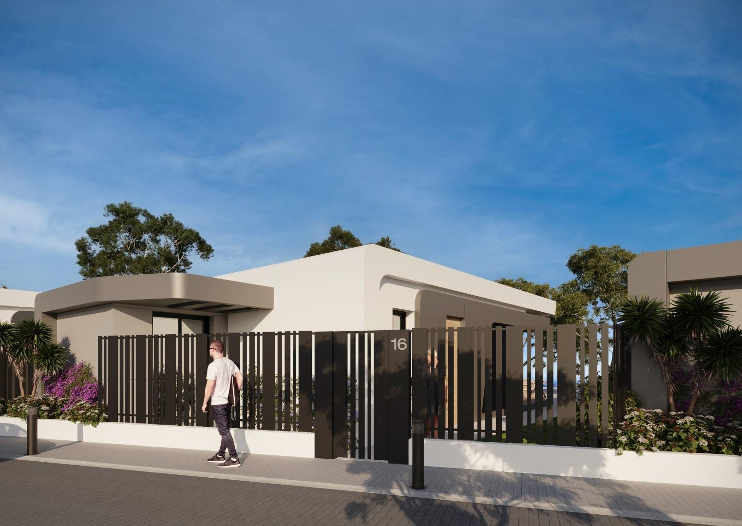 Nieuw gebouwde villa’s met uitzicht op zee