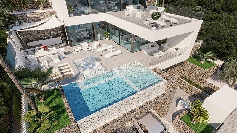 Villa Moderna en Calpe con impresionantes vistas al Mar