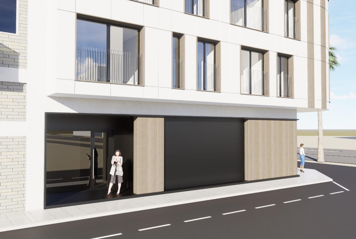 APARTAMENTOS DE  OBRA NUEVA A 70 METROS DE PLAYA. 1 DORM. 1 BAÑO. CON SUPERFICIE DE 40 M2. CON PICSINA COMUNITARIA.