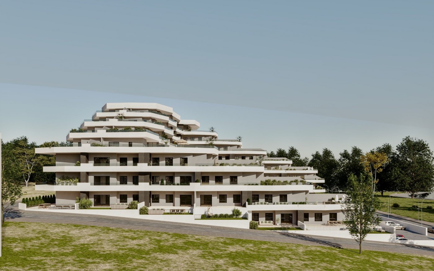6-7-15 NIEUWE BUILD RESIDENTIAL COMPLEX IN SAN MIGUEL DE SALINAS
