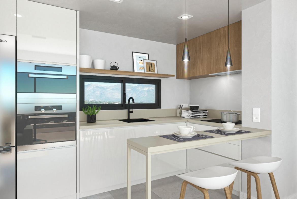 Newly built homes with garage and storage room