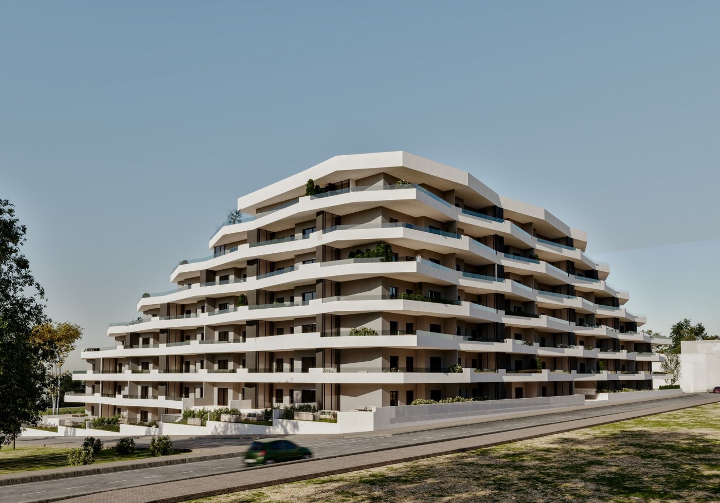 6-8-15 NIEUWE BUILD RESIDENTIAL COMPLEX IN SAN MIGUEL DE SALINAS