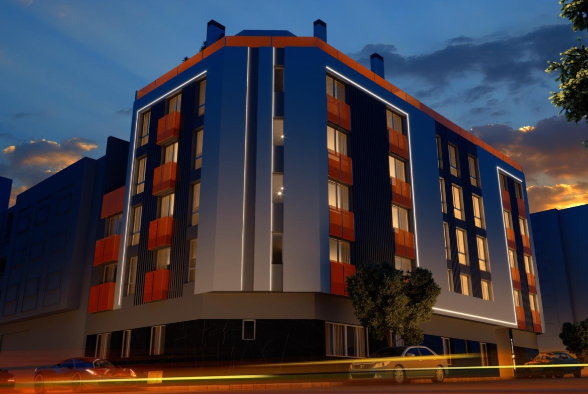 Nueva construcción de edificio moderno en el corazón de Las Carolinas en Alicante.