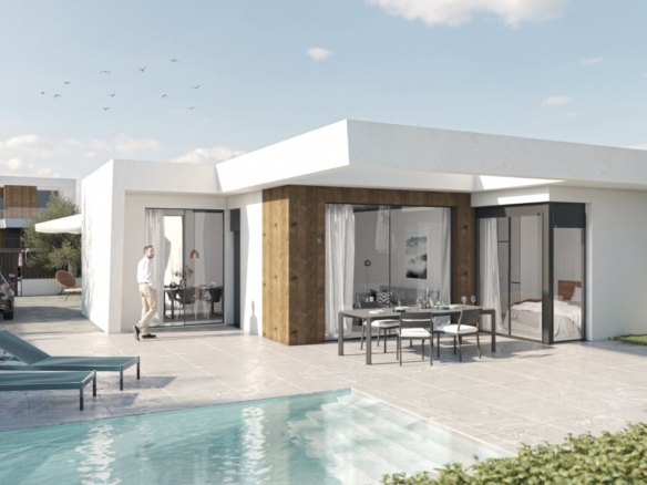 NIEUWE BUILD EEN NIVEAU VILLA’S IN ALTOANA GOLF RESORT, MURCIA