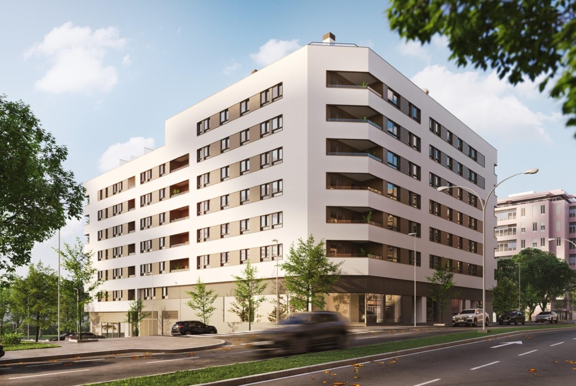 Newly built homes on the “Golden Mile”