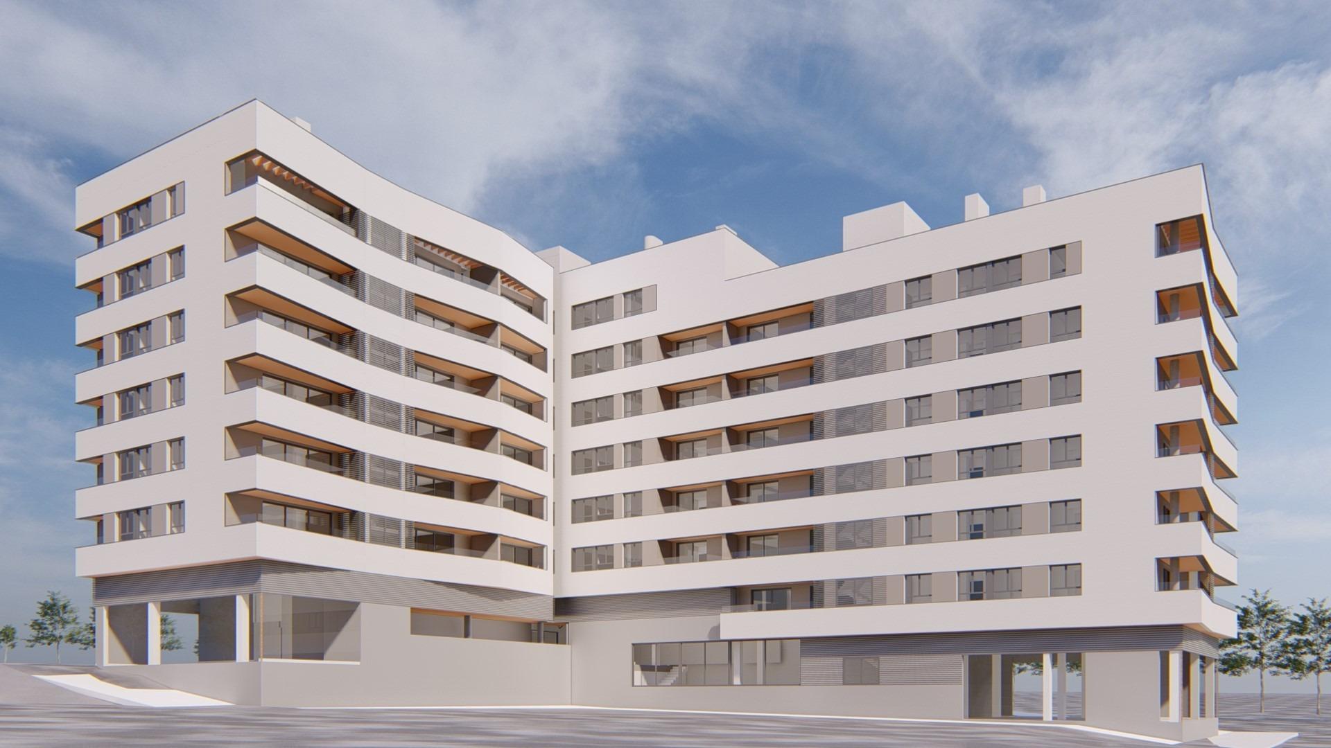 Newly built homes on the “Golden Mile”
