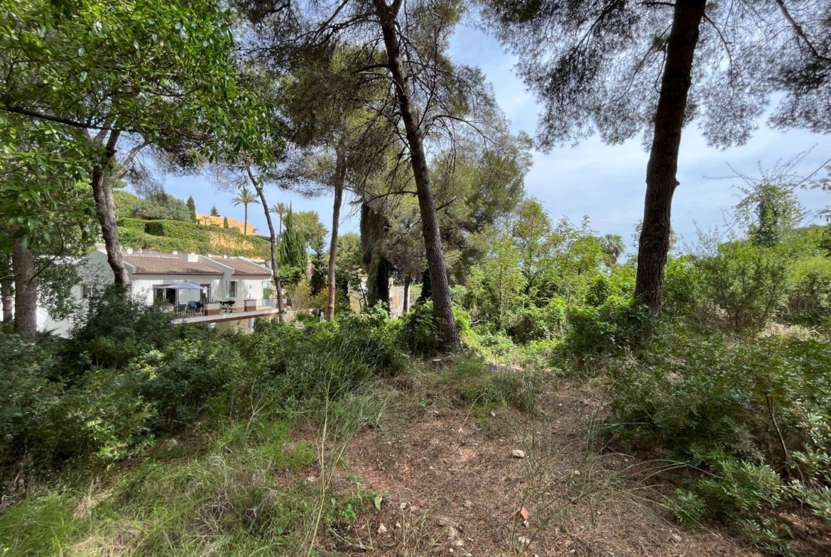 Magnificent plot with sea views in Javea