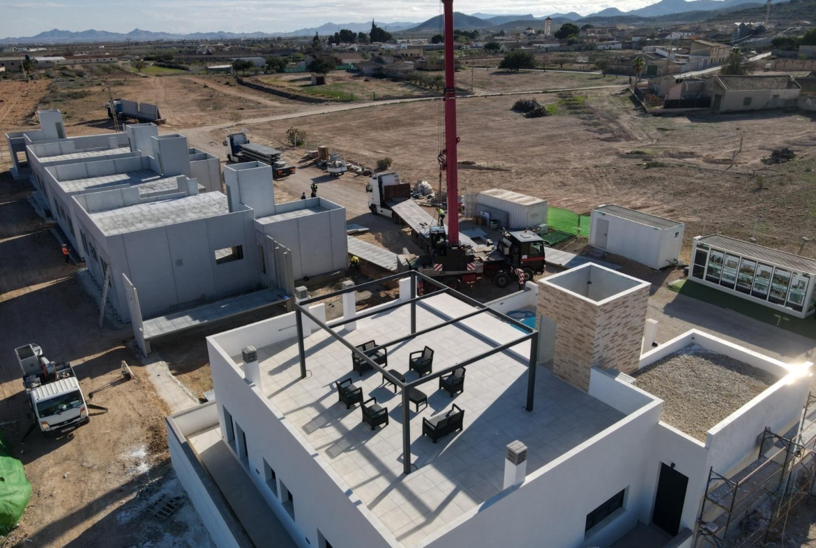 VILLA DE LUJO EN (LA PINILLA) MURCIA. PISCINA. 3 DORM. 2 BAÑOS. PARCELA 200 M2. OPLOSMIDDEL 62 M2.