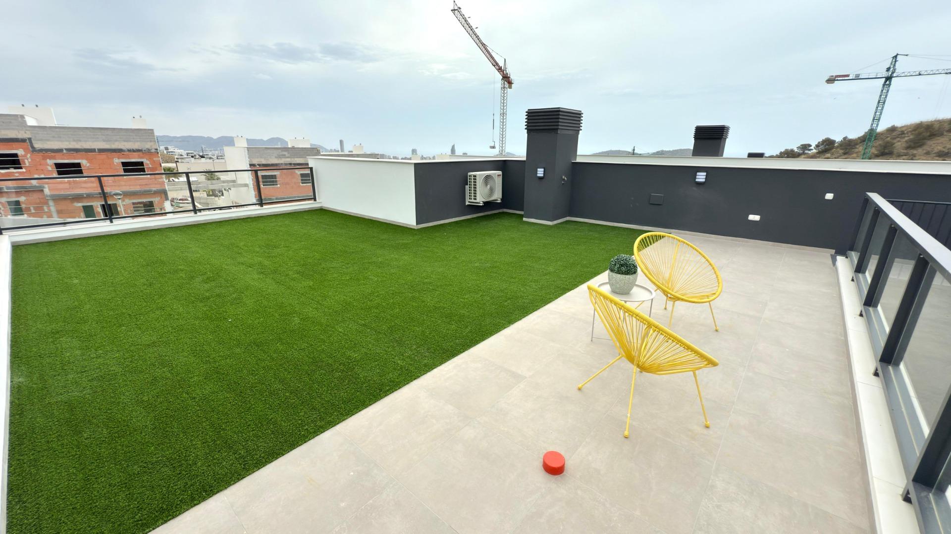 8-23-10 🏡 Corner penthouse with sea views – Balcón de Finestrat