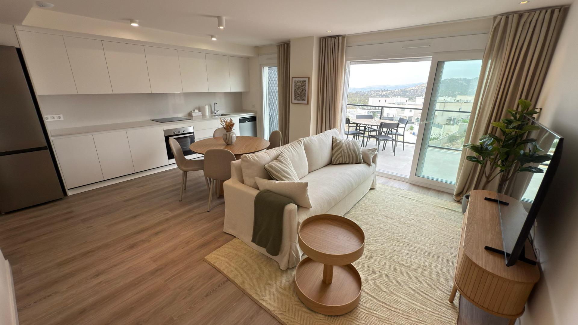 8-6-16 🏡 Corner penthouse with sea views – Balcón de Finestrat